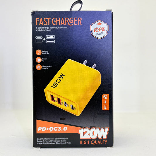 Cubo carga rapida 120w 4 entradas