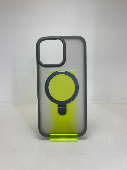 Funda apple iphone 16 pro max holder magsafe gris