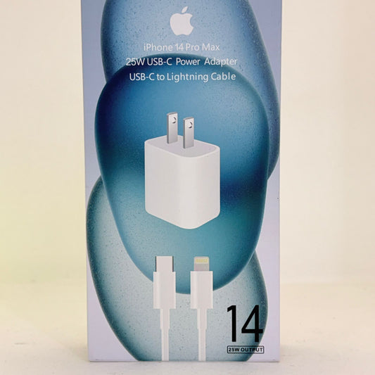 Cargador kit c-ligthing 25w tipo apple generico