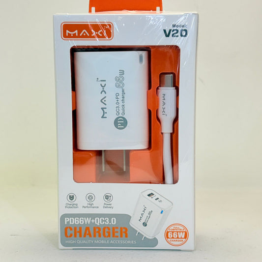 Cargador kit  c-c 66w maxi v20