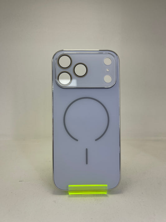 Funda apple iphone 17 pro max magsafe ag solido azul claro