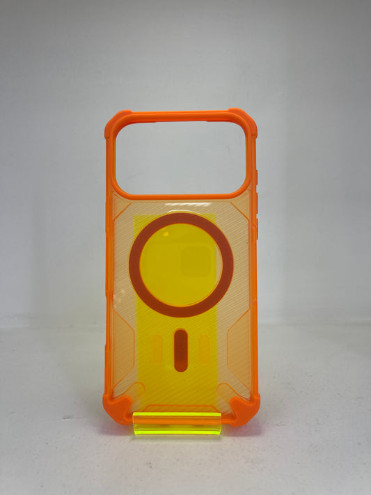 Funda apple iphone 17 pro max golden shield naranja