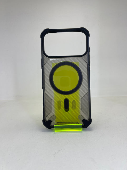 Funda apple iphone 17 pro max golden shield negro