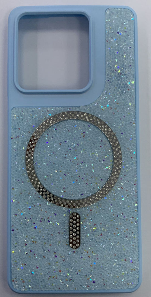 Funda motorola edge 60 magsafe cristaline azul claro