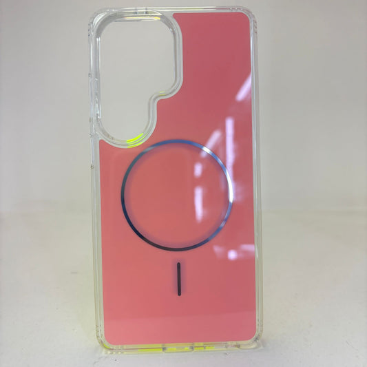 Funda samsung s25 ultra magsafe macarons rosa