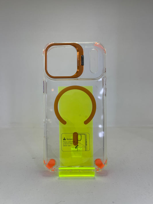 Funda apple iphone 17 pro max u2 stand naranja