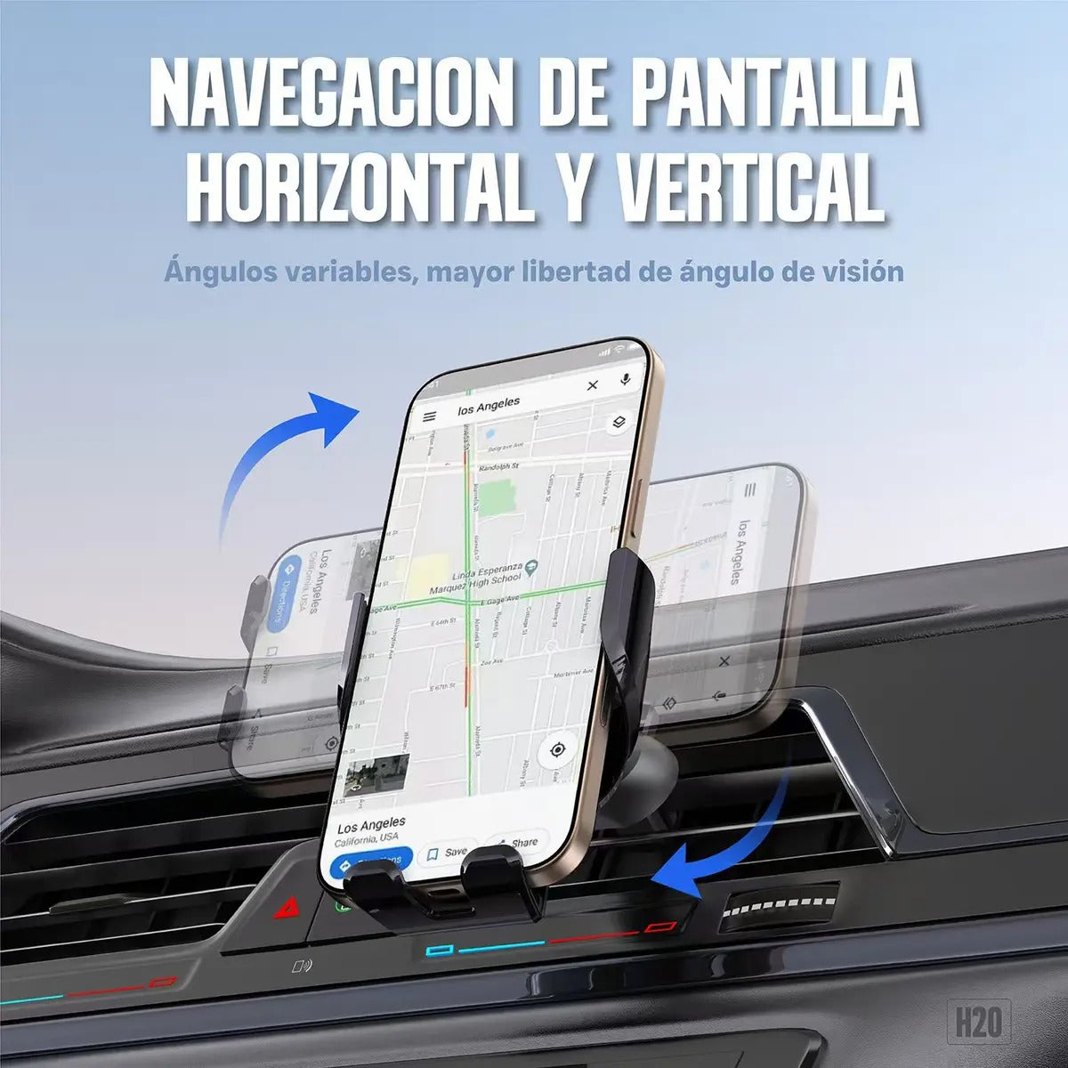 KBOD H20 girado en horizontal y vertical para navegar (recreación digital)