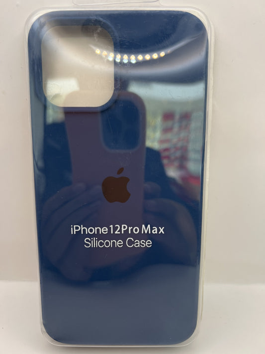 Funda iPhone 12 Pro Max Silicon Azul Marino | QRUZH