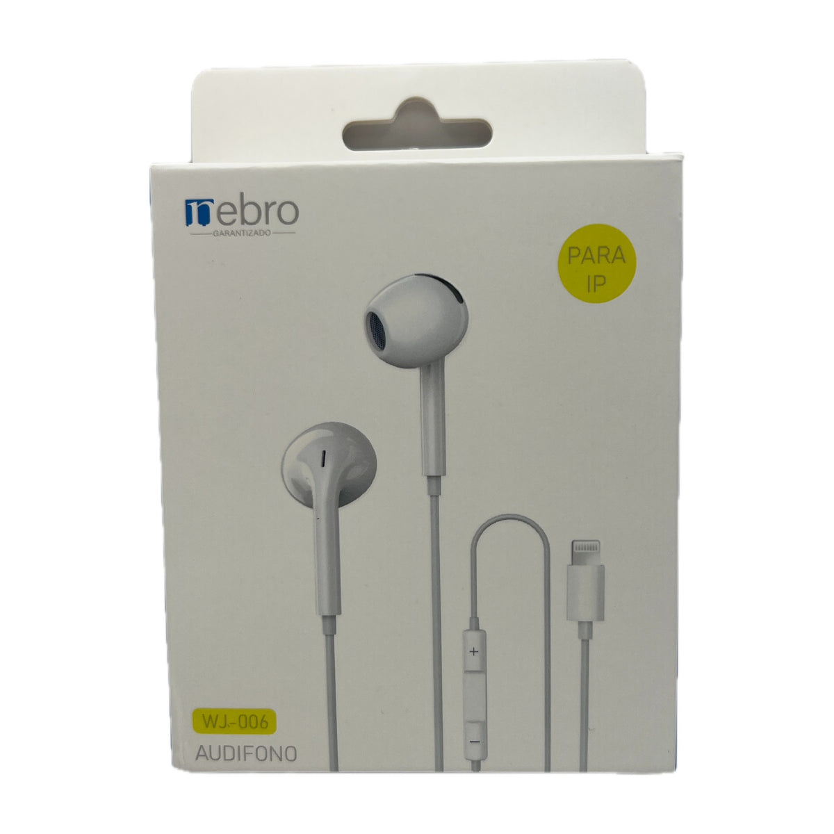 Audifonos de cable Lightning para iPhone Nebro WJ-006 | QRUZH