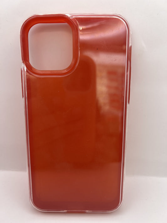 Funda iPhone 11 Pro Acrigel Transparente Rojo | QRUZH