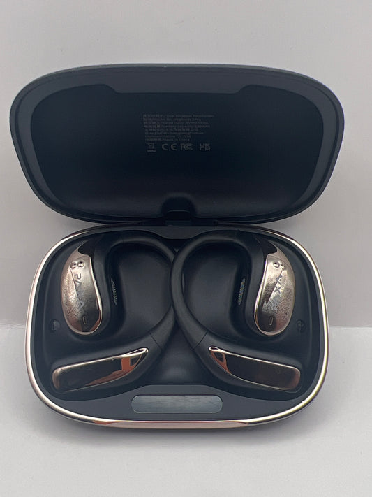 Audifonos inalambricos oreja abierta Bluetooth 6.0 paxa vogbuds 5 pro color Negro — foto real del producto