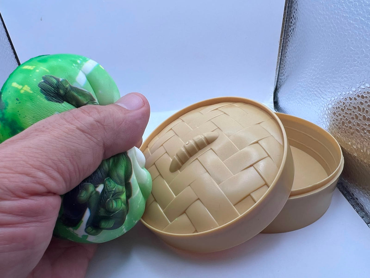 Squishy Steam Bunz — bao antiestrés en vaporera, edición sorpresa (foto real del producto)