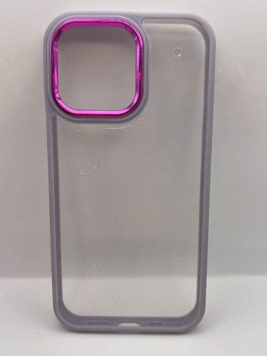 Funda iPhone 13 Pro Marco Color Lila | QRUZH