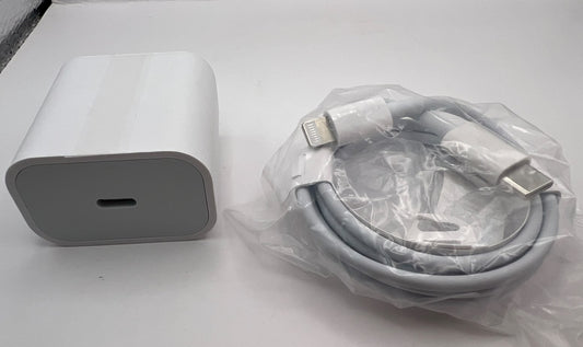 Kit cargador de pared 20W USB-C con cable Lightning — QRUZH