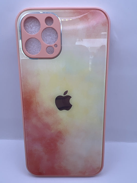 Funda iPhone 12/12 Pro Cristal Marmol Melon | QRUZH