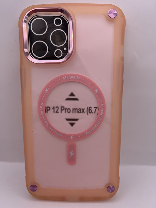 Funda iPhone 12 Pro Max Smart Magsafe Melon | QRUZH