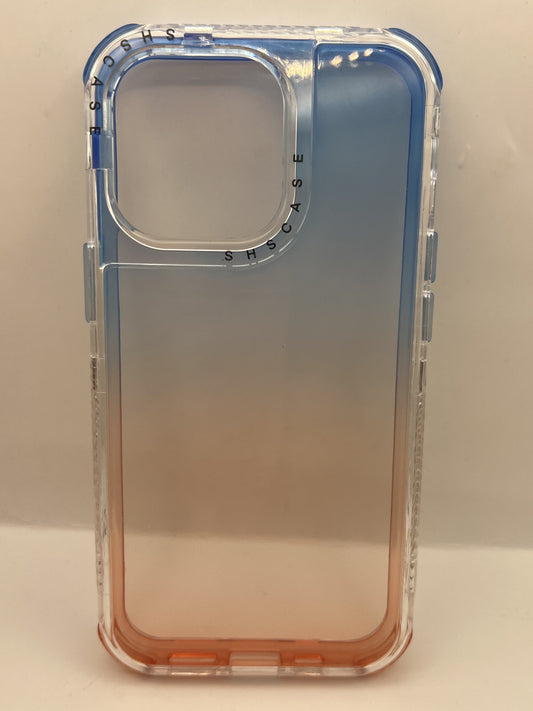 Funda iPhone 13 Pro SHS Case Azul Con Naranja | QRUZH