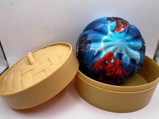 Squishy antiestrés steam bun diseño Spider-Man | QRUZH