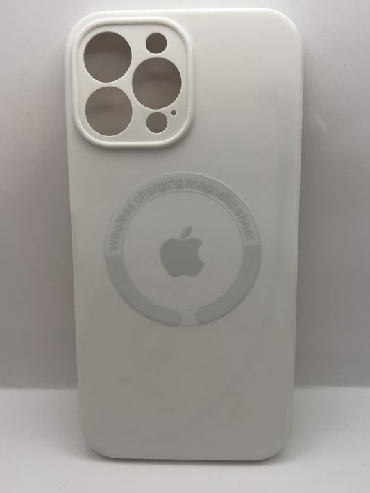 Funda iPhone 13 Pro Max Magsafe Soft Blanco | QRUZH