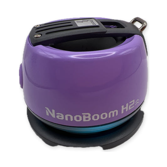 Bocina mini magnetica nanoboom h2 color Morado — foto real del producto