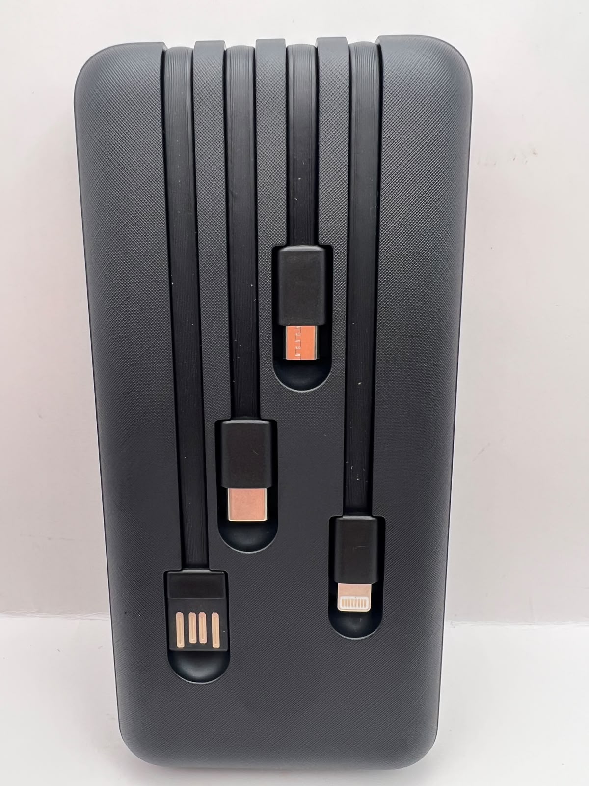 Power Bank 1HORA GAR148 10 000 mAh con 3 cables integrados