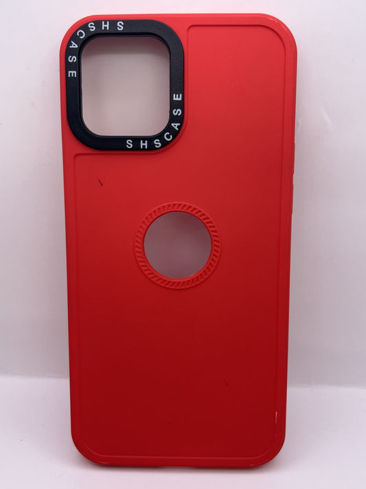 Funda iPhone 12 Pro Max SHS Case Rojo Negro | QRUZH