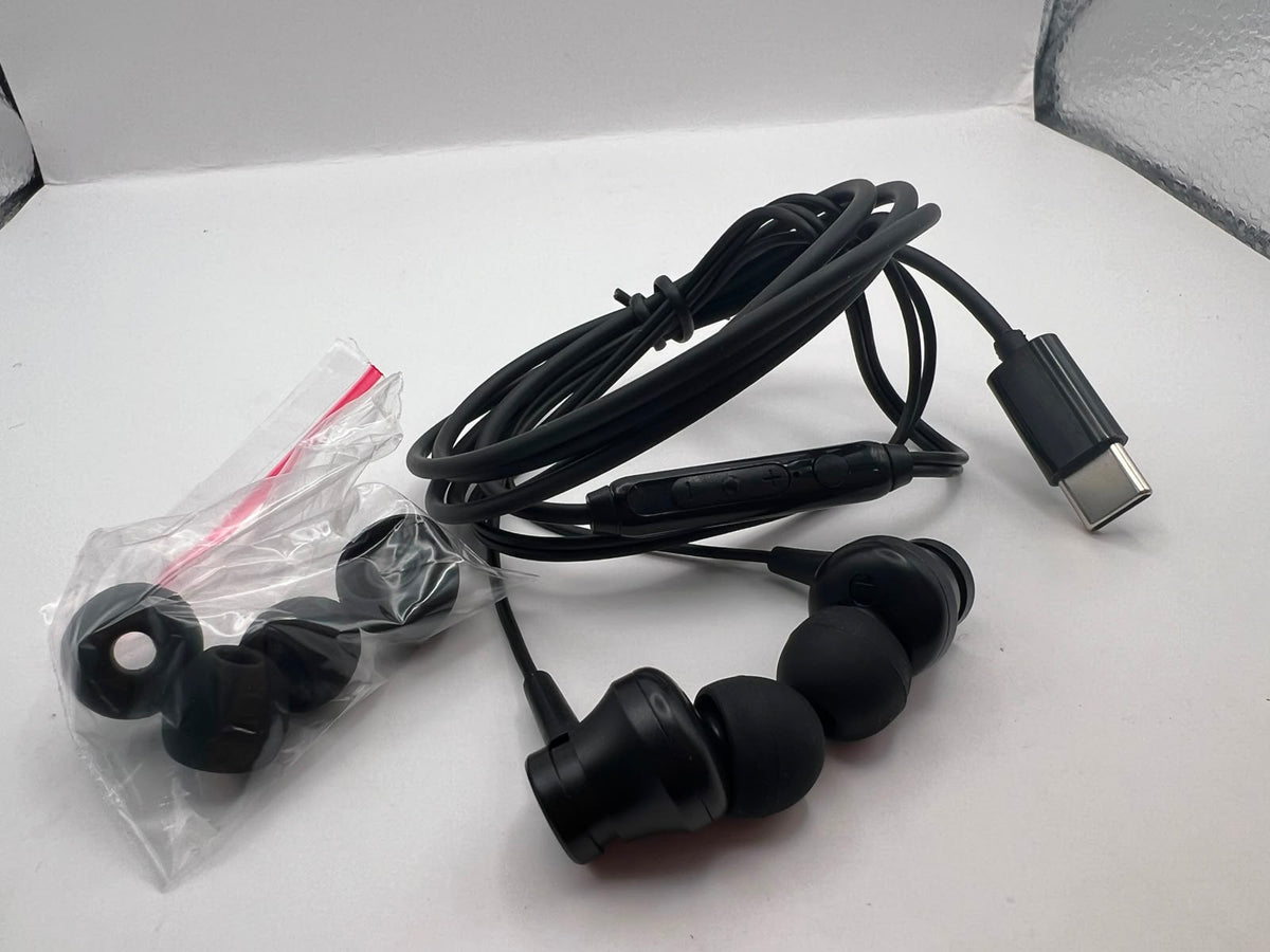 Audífonos G-TiDE CW02 Tipo-C: contenido con gomitas de repuesto y control en línea