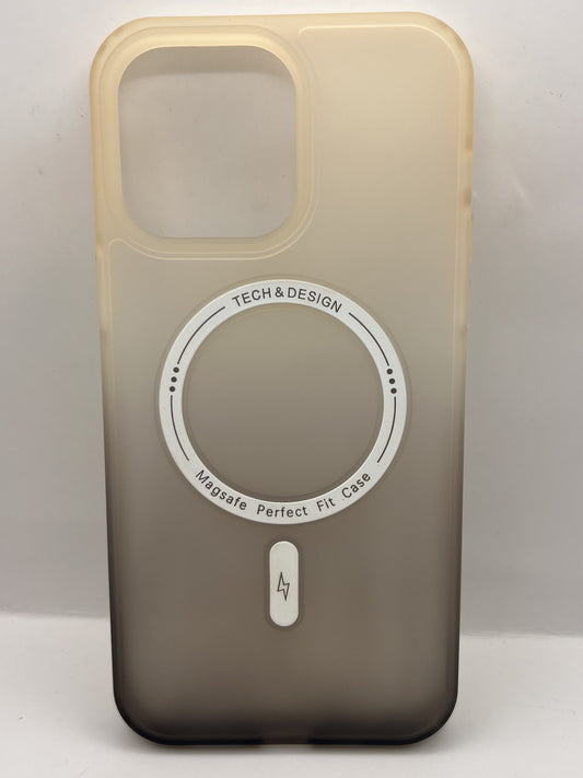 Funda iPhone 12 Pro Max Matte Magsafe Negro Degradado | QRUZH