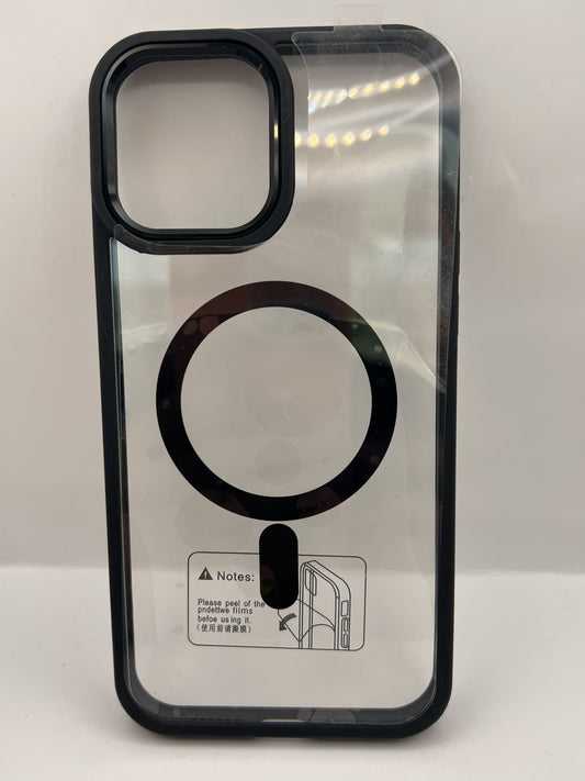 Funda iPhone 12 Pro Max Magsafe Liberty Negro | QRUZH