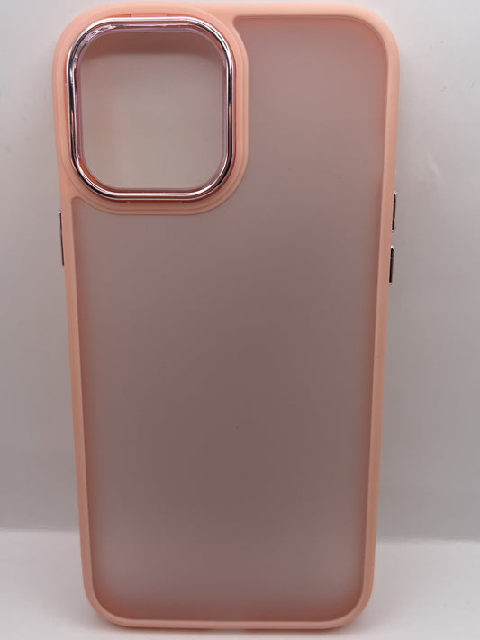 Funda iPhone 13 Pro Max Marco Color Durazno | QRUZH