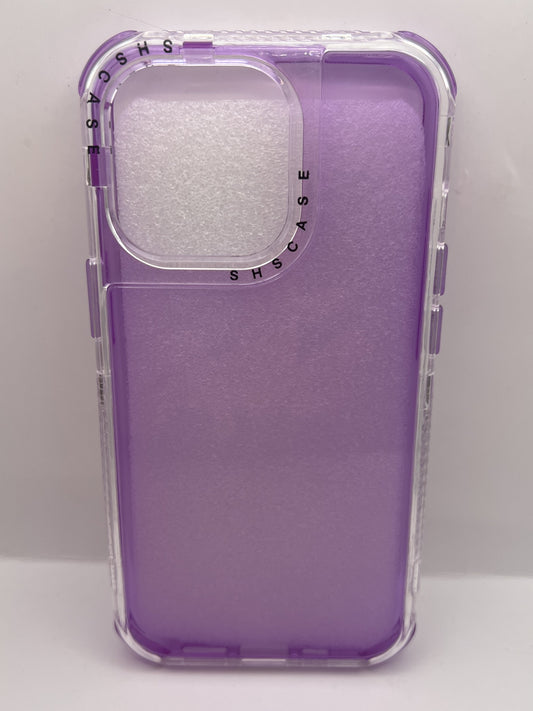 Funda iPhone 13 Pro SHS Case Morado Escarcha | QRUZH