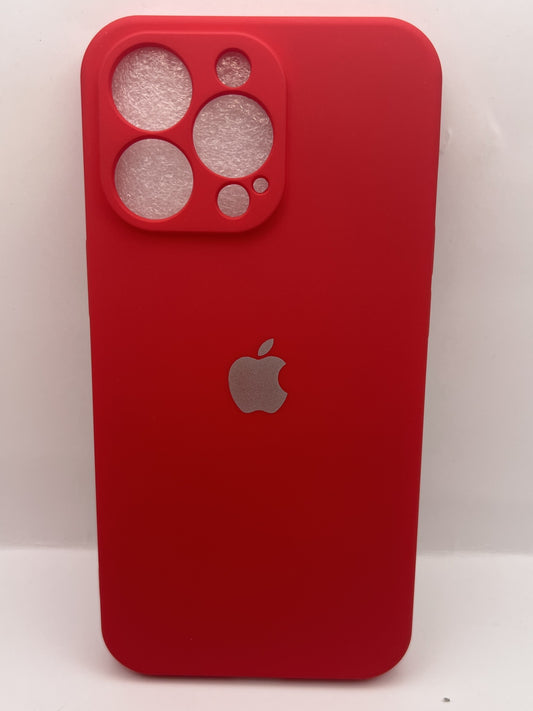 Funda iPhone 13 Pro Silicon Rojo | QRUZH