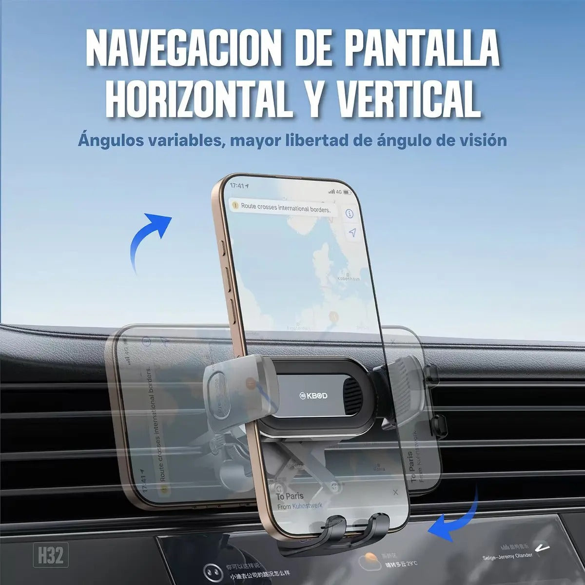 KBOD H32 en posicion horizontal y vertical (recreación digital)