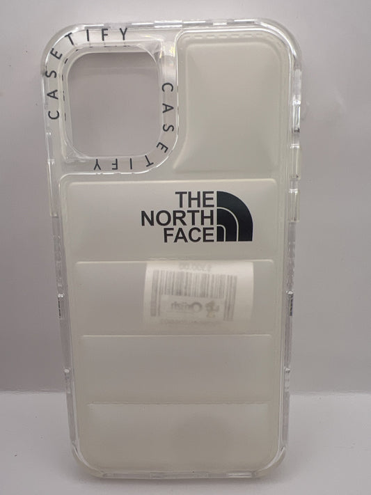 Funda iPhone 11 Pro North Face Puffer Blanco Matte | QRUZH
