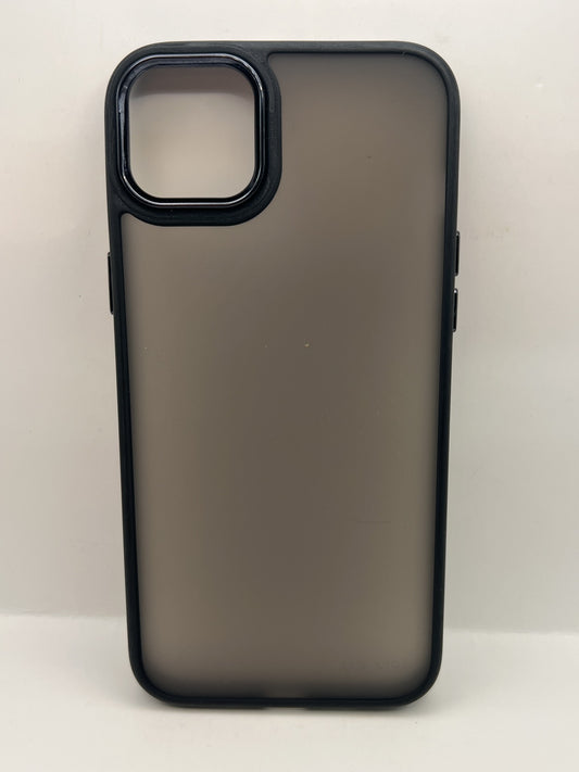 Funda iPhone 14/15 Plus Matte Cristal Negro | QRUZH