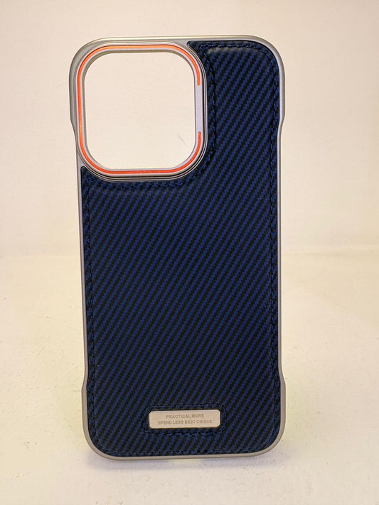 Funda apple iphone 14 pro lather flat azul