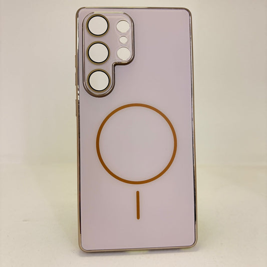 Funda samsung s25 ultra magsafe ag solido beige