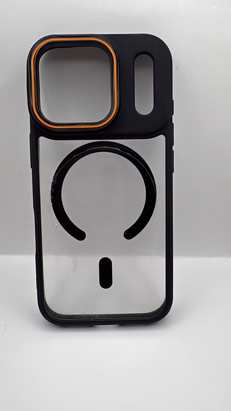 Funda apple iphone 12 magsafe liberty transparente negro