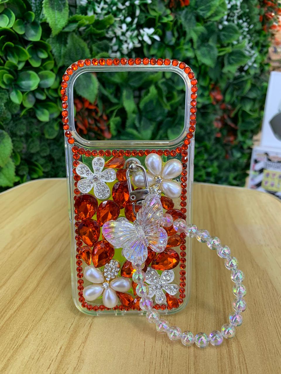 Funda apple iphone 17 pro max mariposa strap