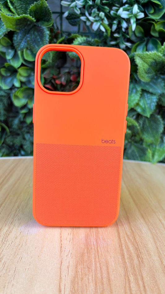 Funda apple iphone 17 pro silicon naranja