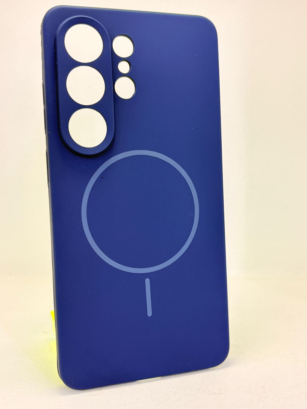 Funda samsung s25 ultra silicon azul fuerte